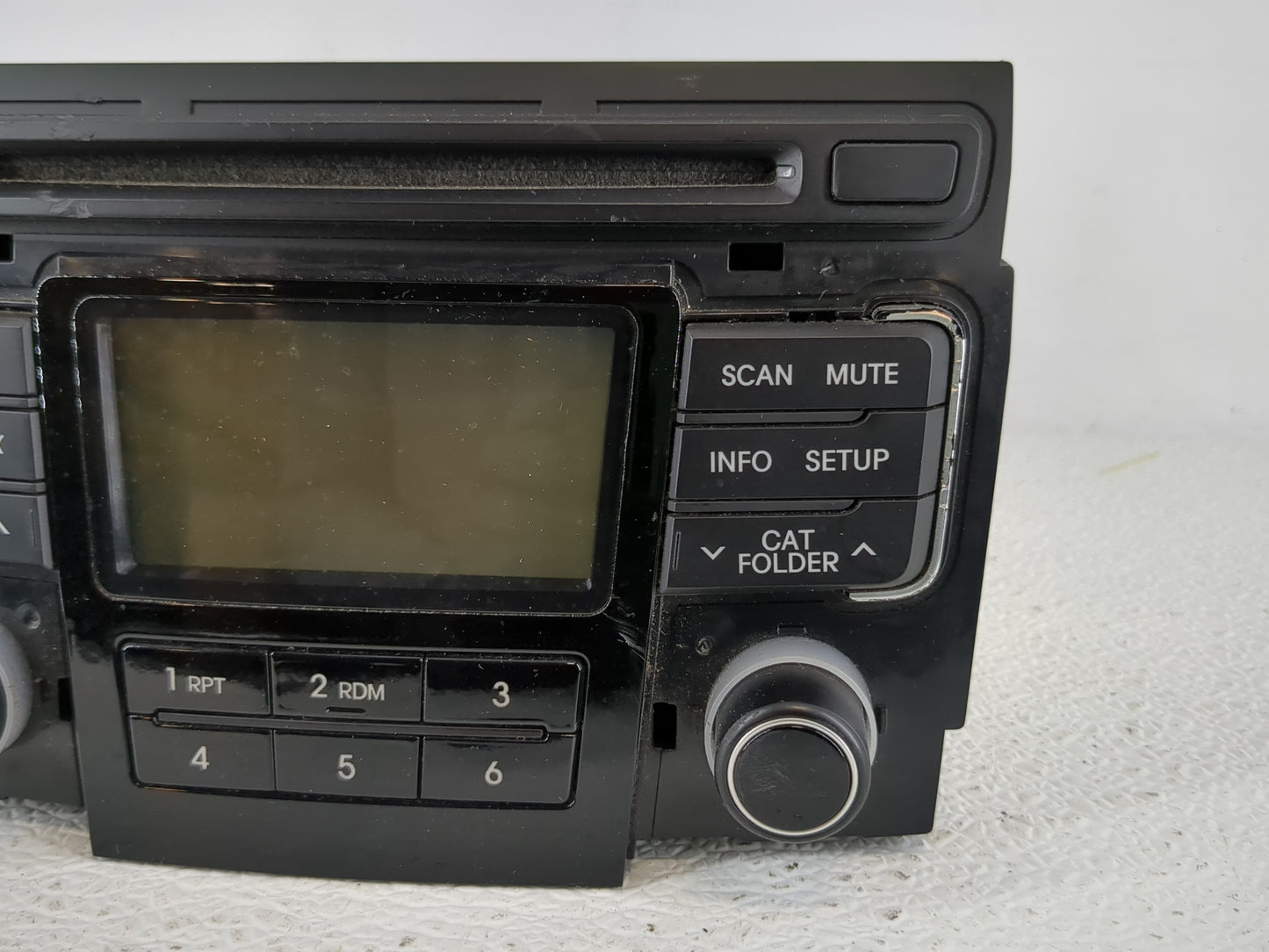 2011 Hyundai Sonata Radio AM FM Cd Player Receiver Replacement P/N:96180-3Q000 Fits OEM Used Auto Parts - Oemusedautoparts1.