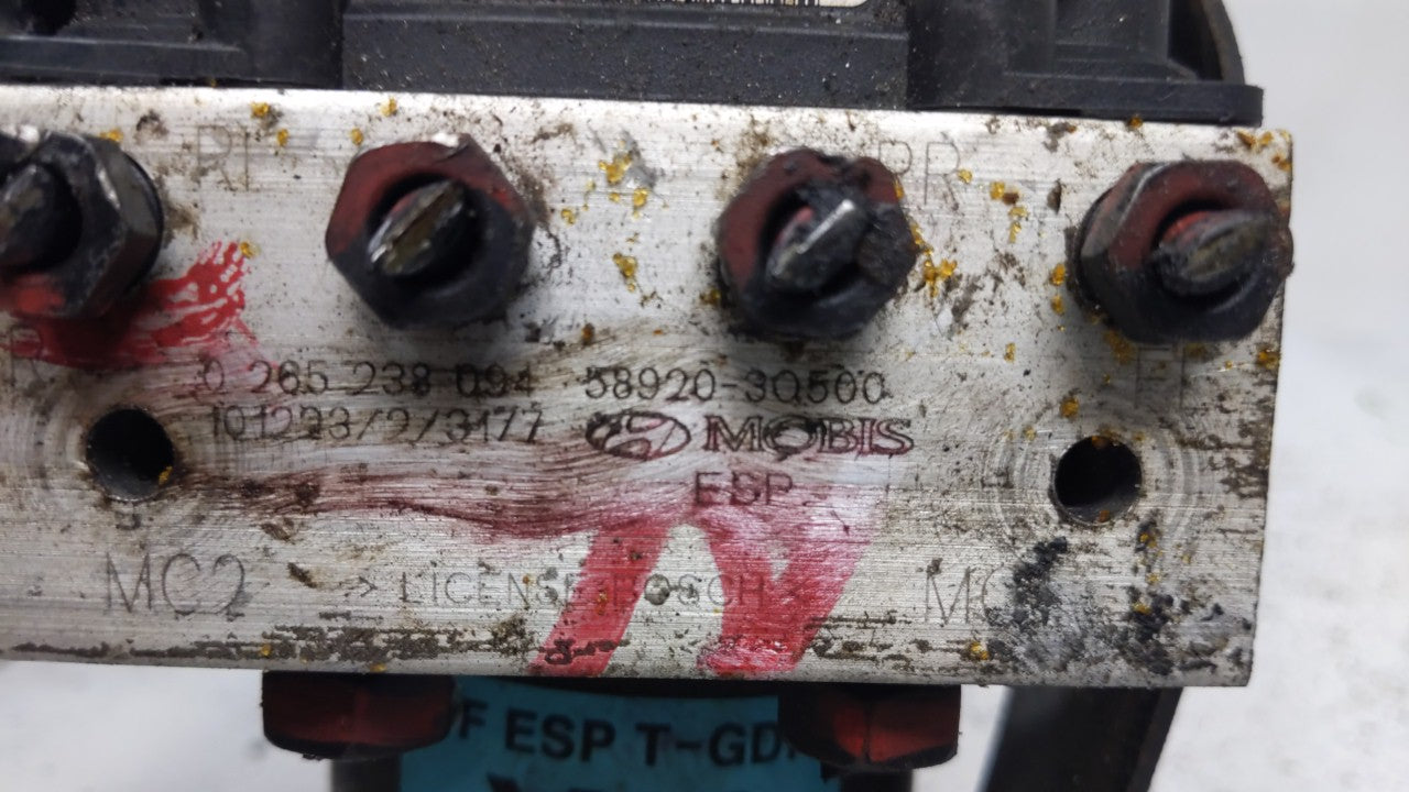 2011-2013 Hyundai Sonata ABS Pump Control Module Replacement P/N:0 265 238 094 58920-3Q500 Fits Fits 2011 2012 2013 OEM Used