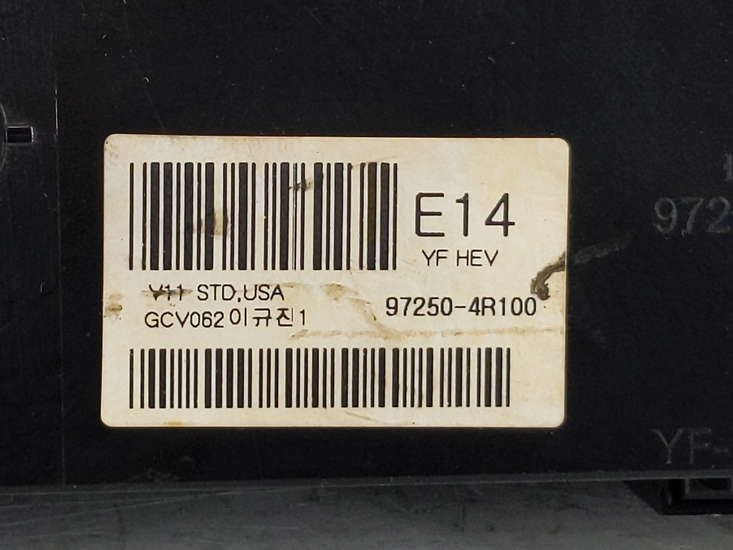 2011-2013 Hyundai Sonata Climate Control Module Temperature AC/Heater Replacement P/N:97250-4R100 Fits Fits 2011 2012 2013 O