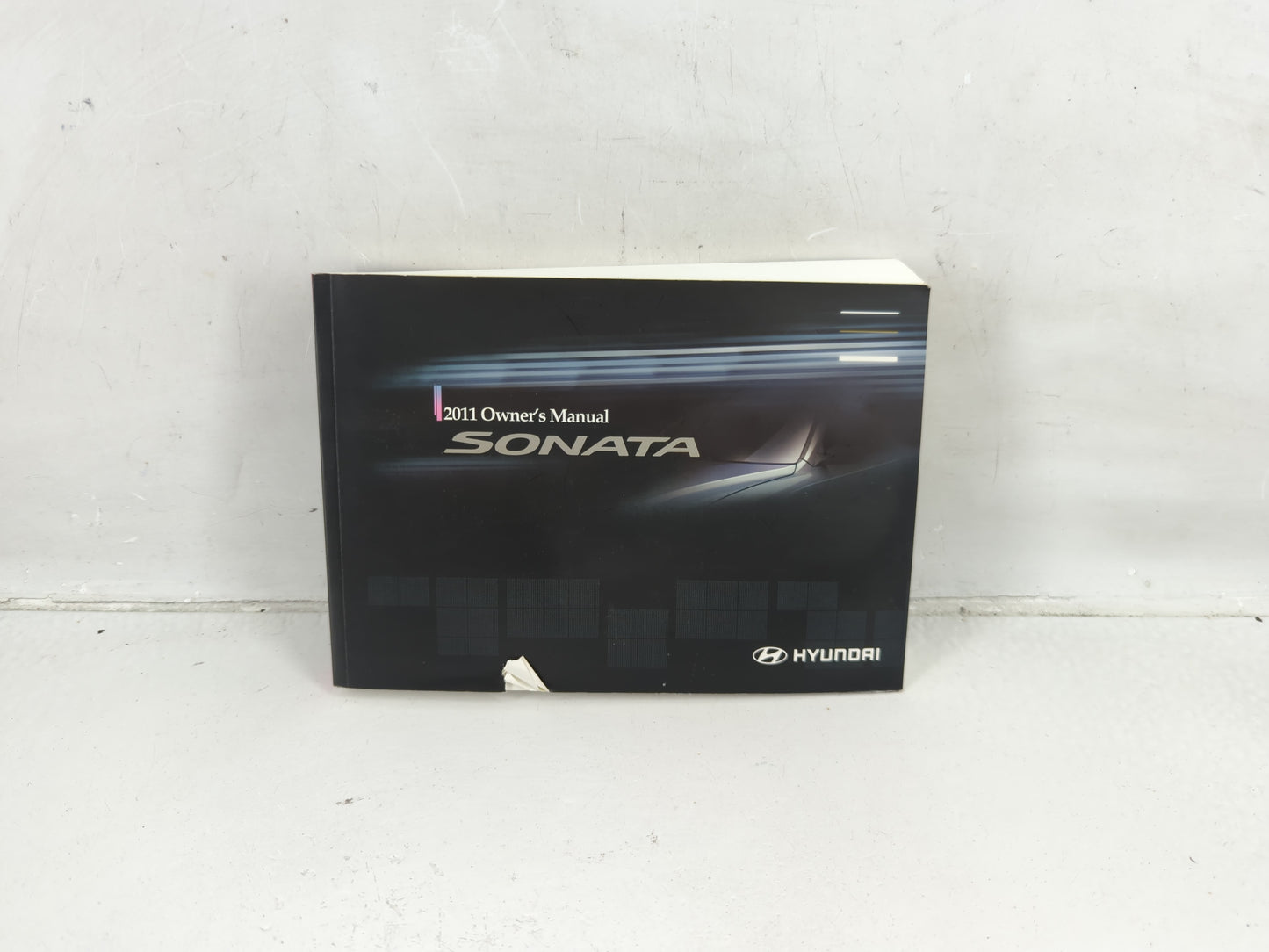 2011 Hyundai Sonata Owners Manual Book Guide P/N:A3SO-EU06G OEM Used Auto Parts - Oemusedautoparts1.com