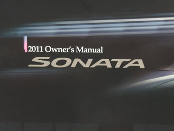 2011 Hyundai Sonata Owners Manual Book Guide P/N:A3SO-EU06G OEM Used Auto Parts