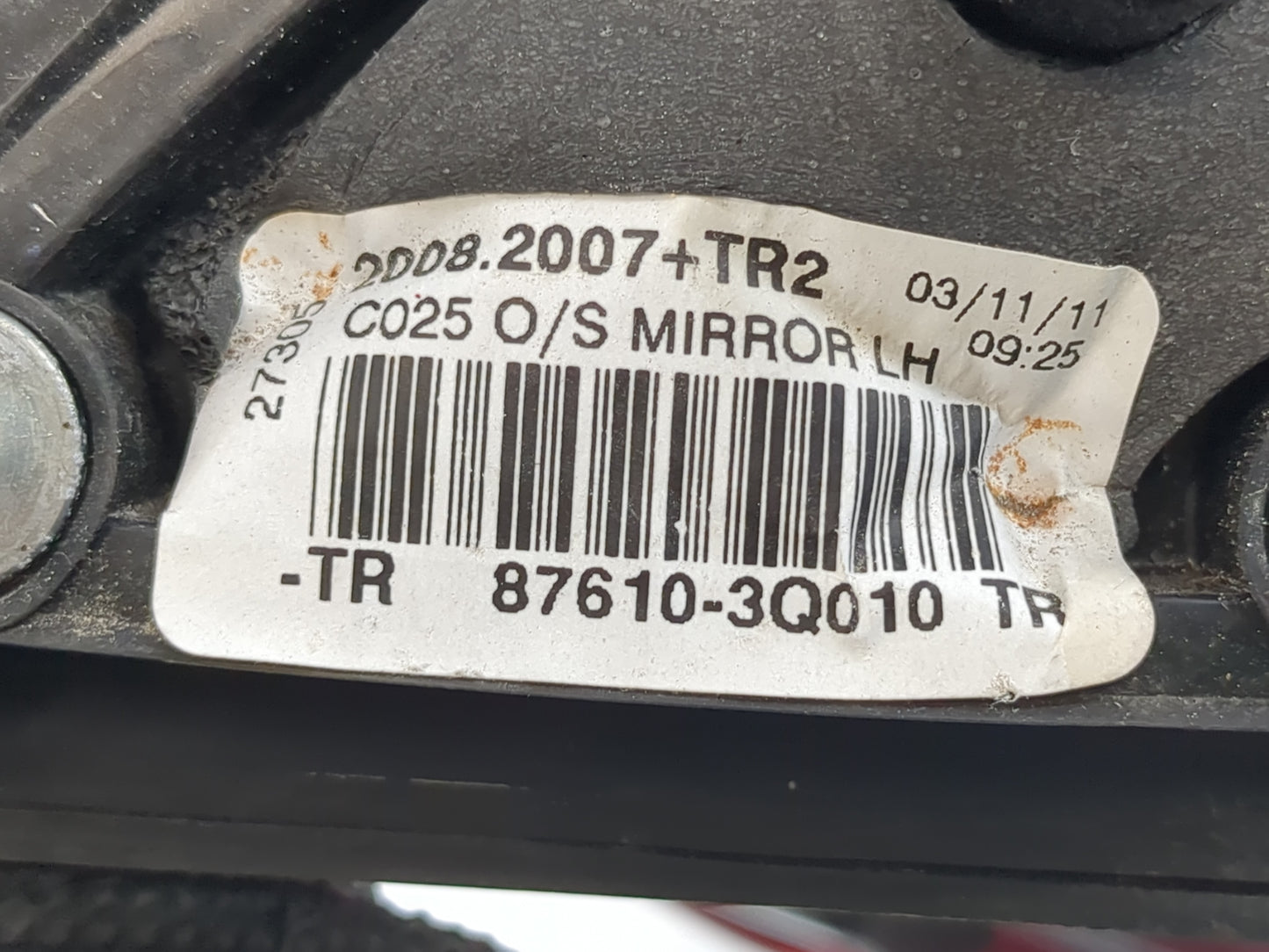 2011-2014 Hyundai Sonata Driver Side View Mirror - Left Door Mirror OEM Used - Oemusedautoparts1.com