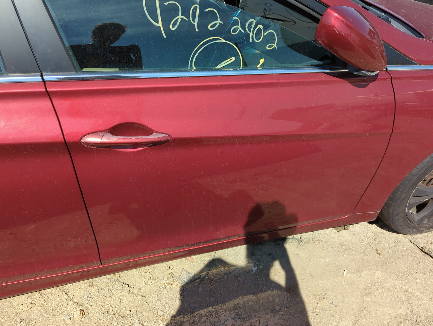 2011-2014 Hyundai Sonata Passenger Front Door Oem - Oemusedautoparts1.com