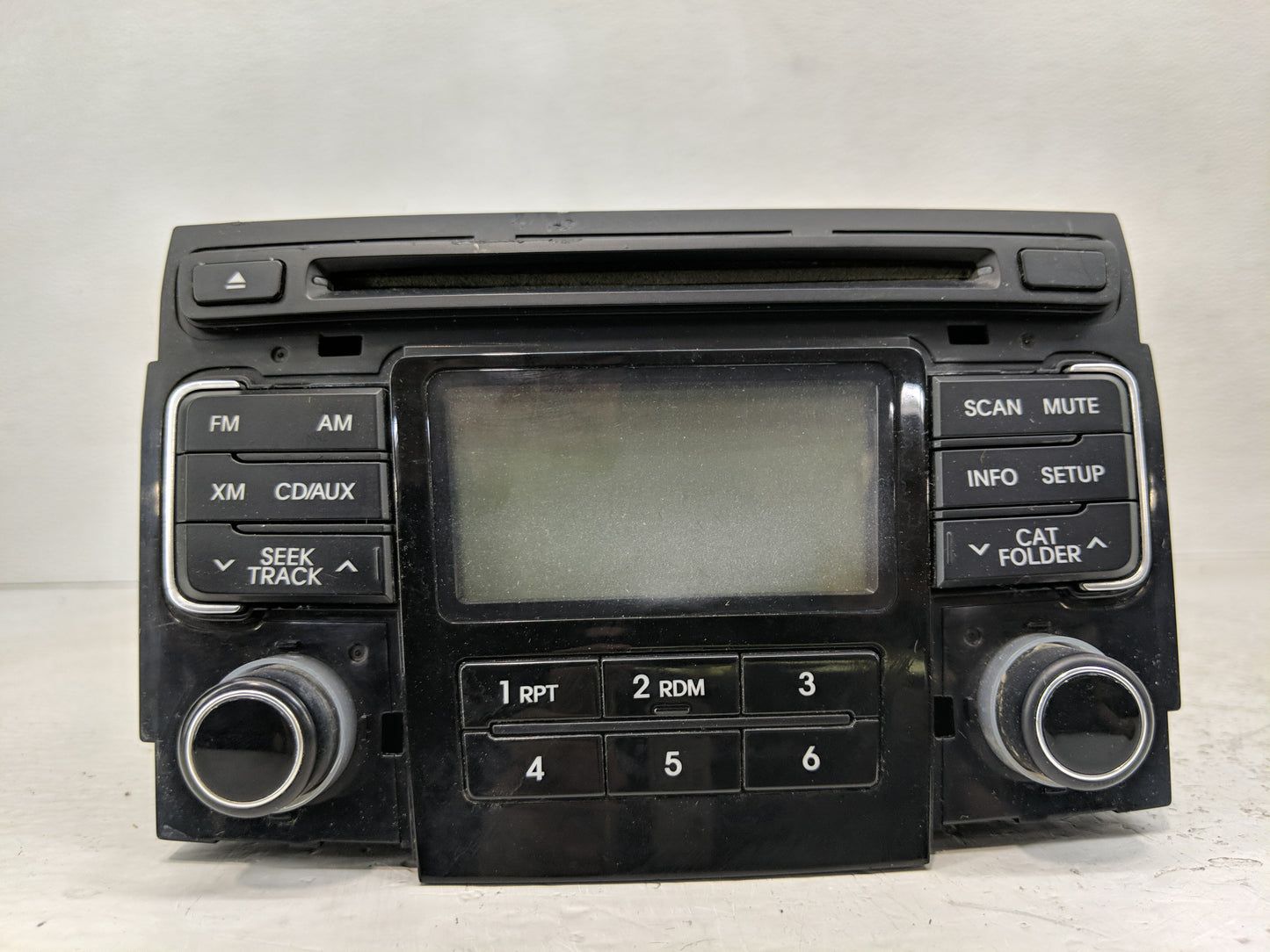 2011 Hyundai Sonata Radio AM FM Cd Player Receiver Replacement P/N:961803Q000XX1 Fits OEM Used Auto Parts - Oemusedautoparts