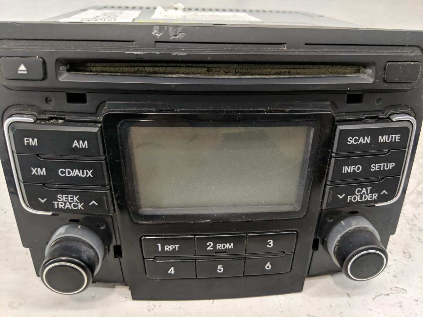 2011 Hyundai Sonata Radio AM FM Cd Player Receiver Replacement P/N:961803Q000XX1 Fits OEM Used Auto Parts - Oemusedautoparts