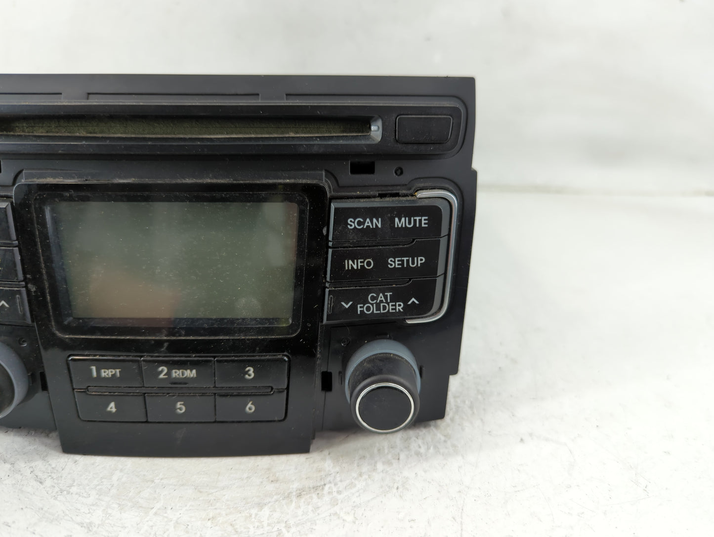 2011 Hyundai Sonata Radio AM FM Cd Player Receiver Replacement P/N:96180-3Q000 Fits OEM Used Auto Parts - Oemusedautoparts1.