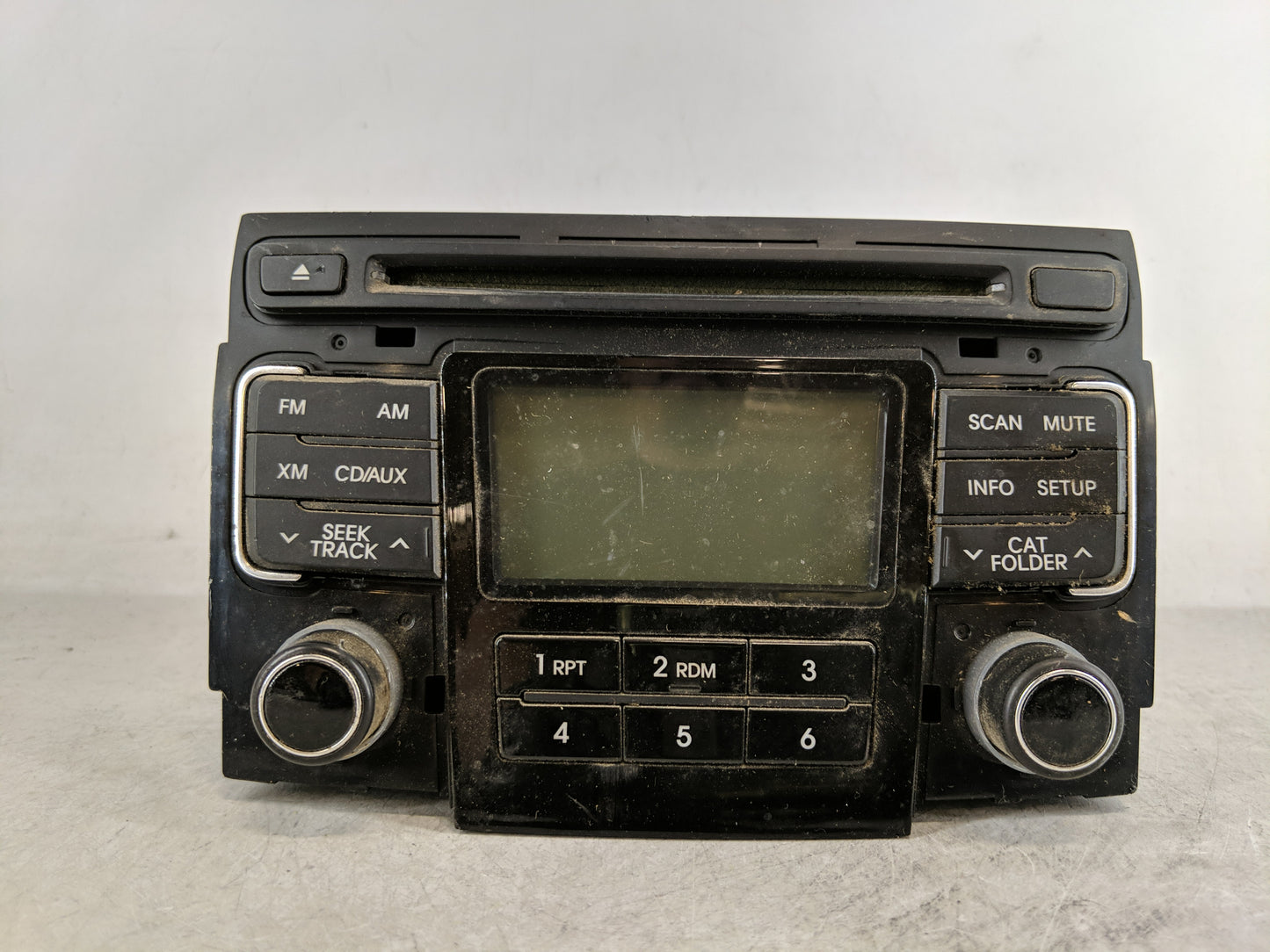 2011 Hyundai Sonata Radio AM FM Cd Player Receiver Replacement P/N:96180-3Q0014X Fits OEM Used Auto Parts - Oemusedautoparts