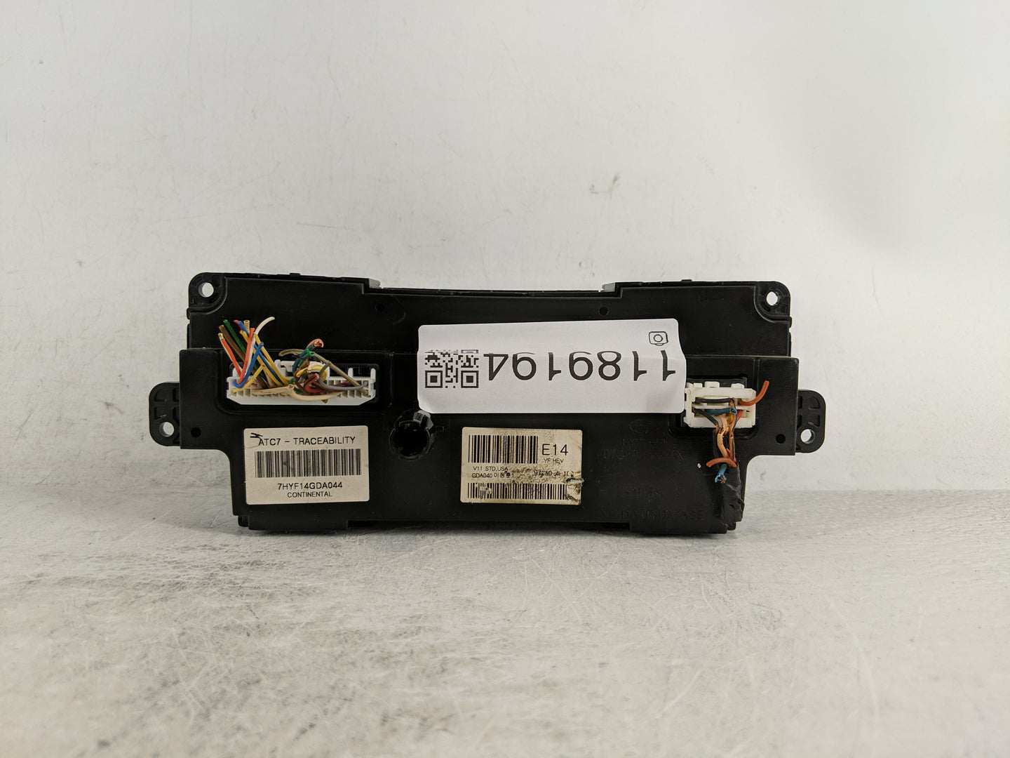 2011-2013 Hyundai Sonata Climate Control Module Temperature AC/Heater Replacement Fits Fits 2011 2012 2013 OEM Used Auto Par
