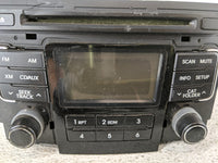 2011 Hyundai Sonata Radio AM FM Cd Player Receiver Replacement P/N:96180-3Q000 Fits OEM Used Auto Parts - Oemusedautoparts1.
