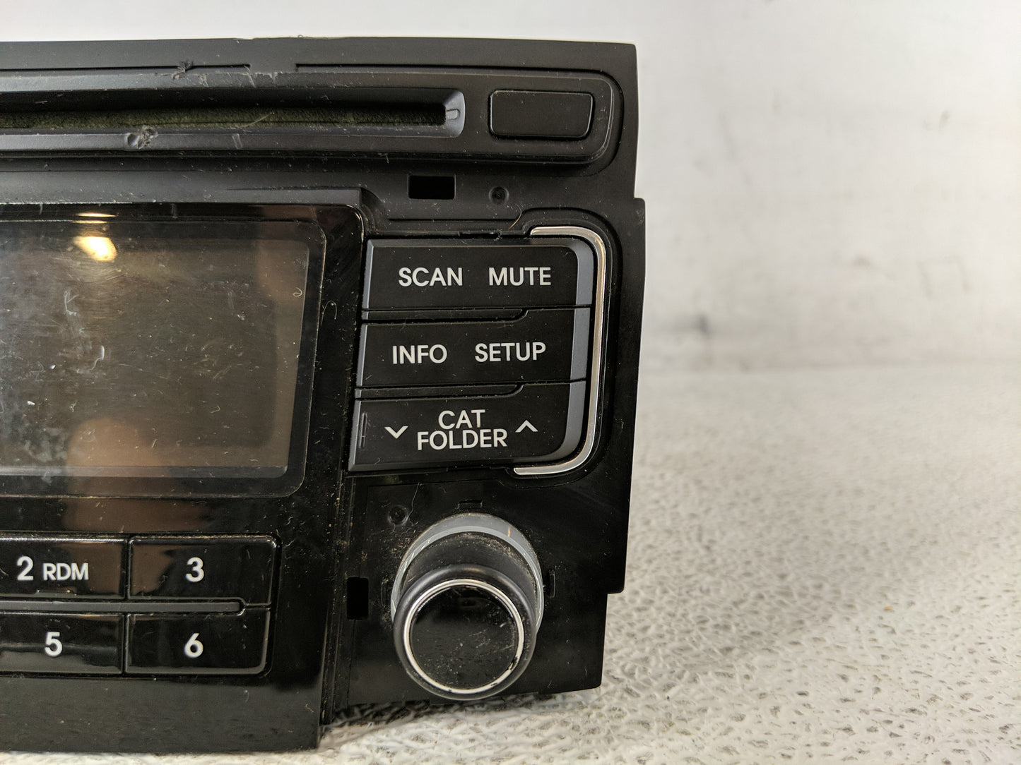 2011 Hyundai Sonata Radio AM FM Cd Player Receiver Replacement P/N:96180-3Q000 Fits OEM Used Auto Parts - Oemusedautoparts1.