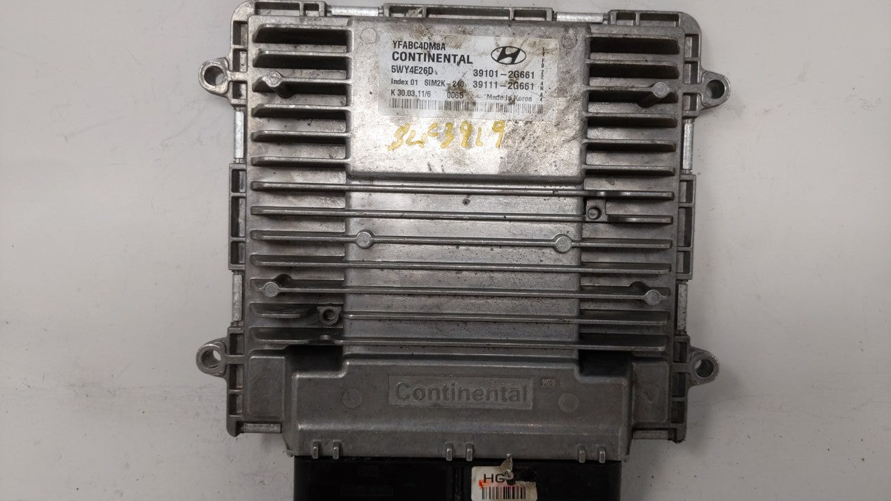 2011-2014 Hyundai Sonata PCM Engine Control Computer ECU ECM PCU OEM P/N:39101-2G661 39111-2G661 Fits Fits 2011 2012 2013 20