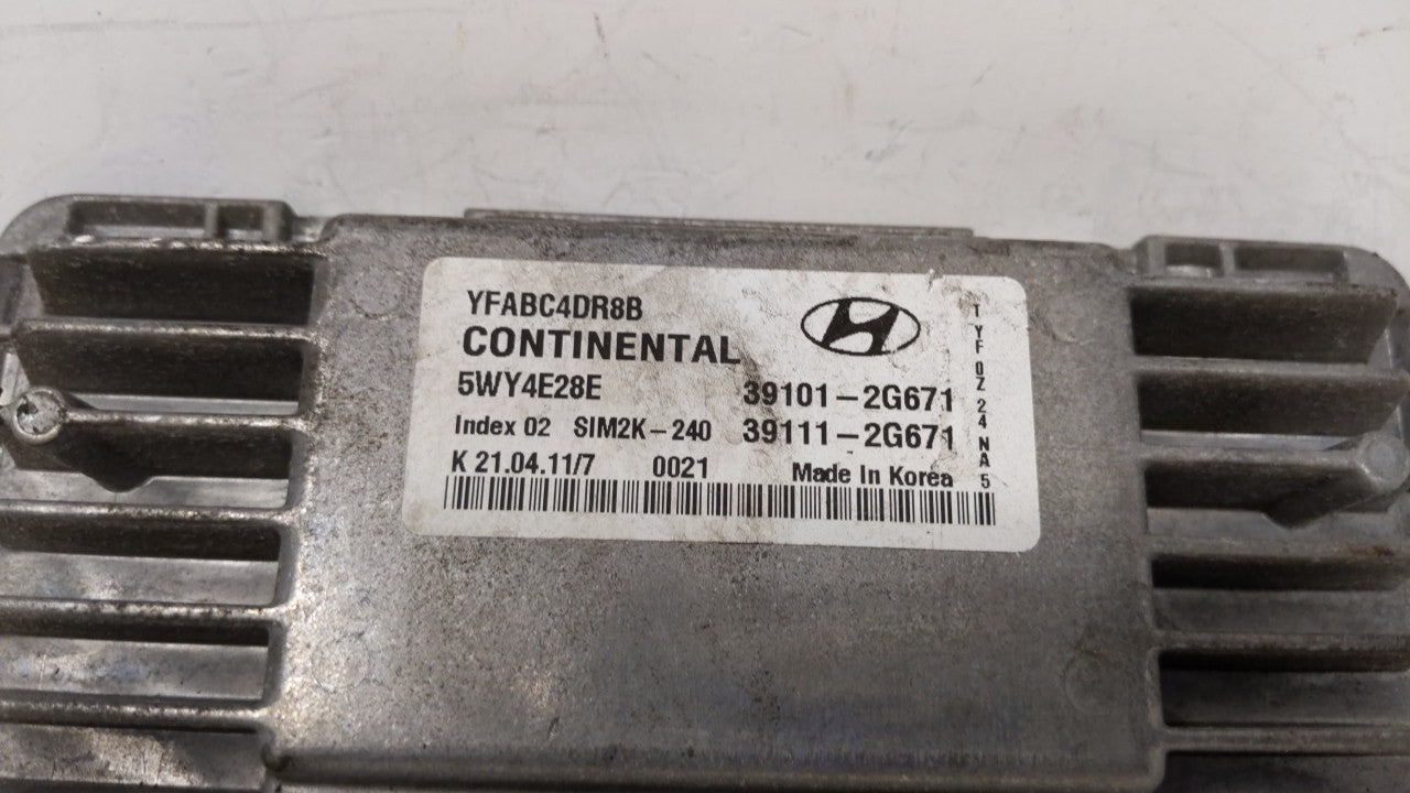 2011-2014 Hyundai Sonata PCM Engine Control Computer ECU ECM PCU OEM P/N:39101-2G661 39111-2G661 Fits Fits 2011 2012 2013 20