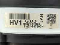 2011-2015 Hyundai Sonata Instrument Cluster Speedometer Gauges P/N:94001-4R000 Fits Fits 2011 2012 2013 2014 2015 OEM Used A