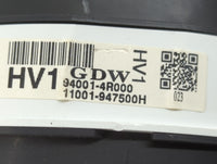 2011-2015 Hyundai Sonata Instrument Cluster Speedometer Gauges P/N:94001-4R000 Fits Fits 2011 2012 2013 2014 2015 OEM Used A