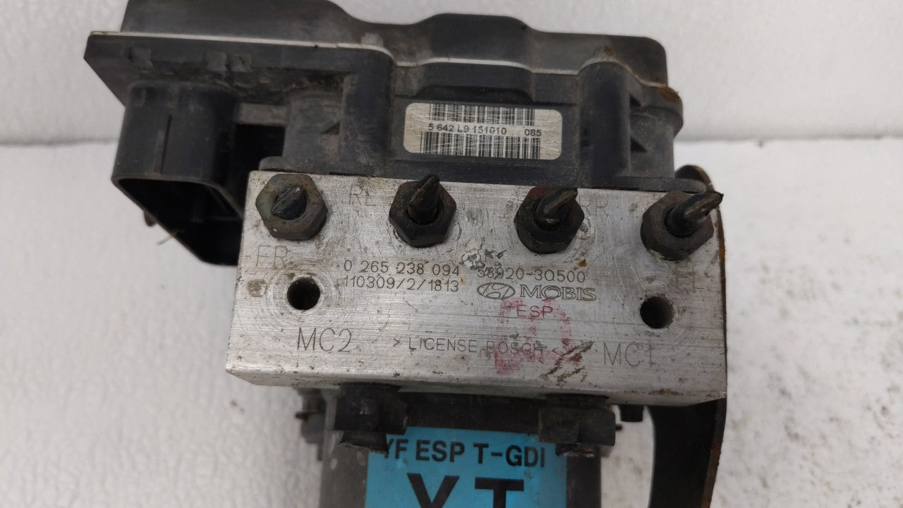 2011-2013 Hyundai Sonata ABS Pump Control Module Replacement P/N:0 265 238 094,58920-3Q500 58920-3Q500 Fits Fits 2011 2012 2