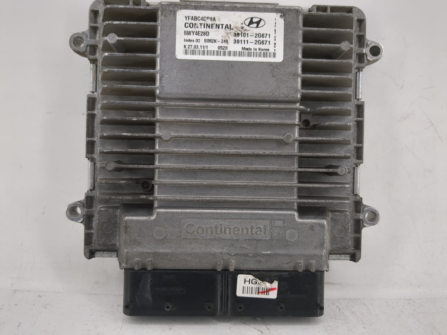 2011-2014 Hyundai Sonata PCM Engine Control Computer ECU ECM PCU OEM P/N:39111-2G671 39101-2G671 Fits Fits 2011 2012 2013 20