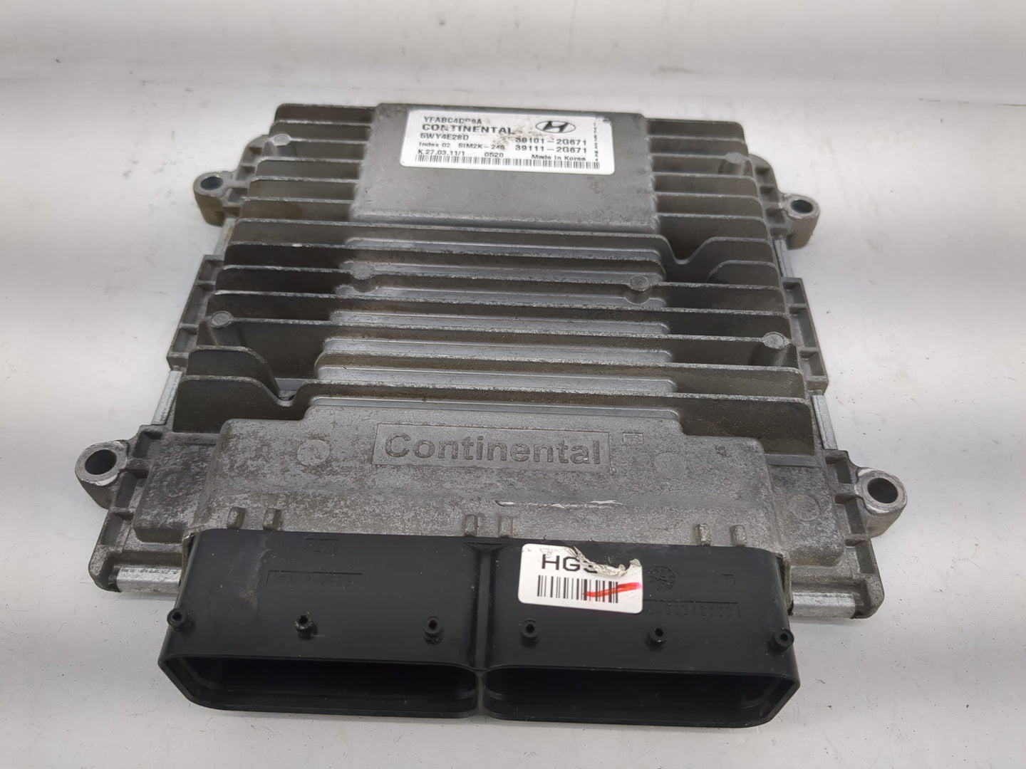 2011-2014 Hyundai Sonata PCM Engine Control Computer ECU ECM PCU OEM P/N:39111-2G671 39101-2G671 Fits Fits 2011 2012 2013 20