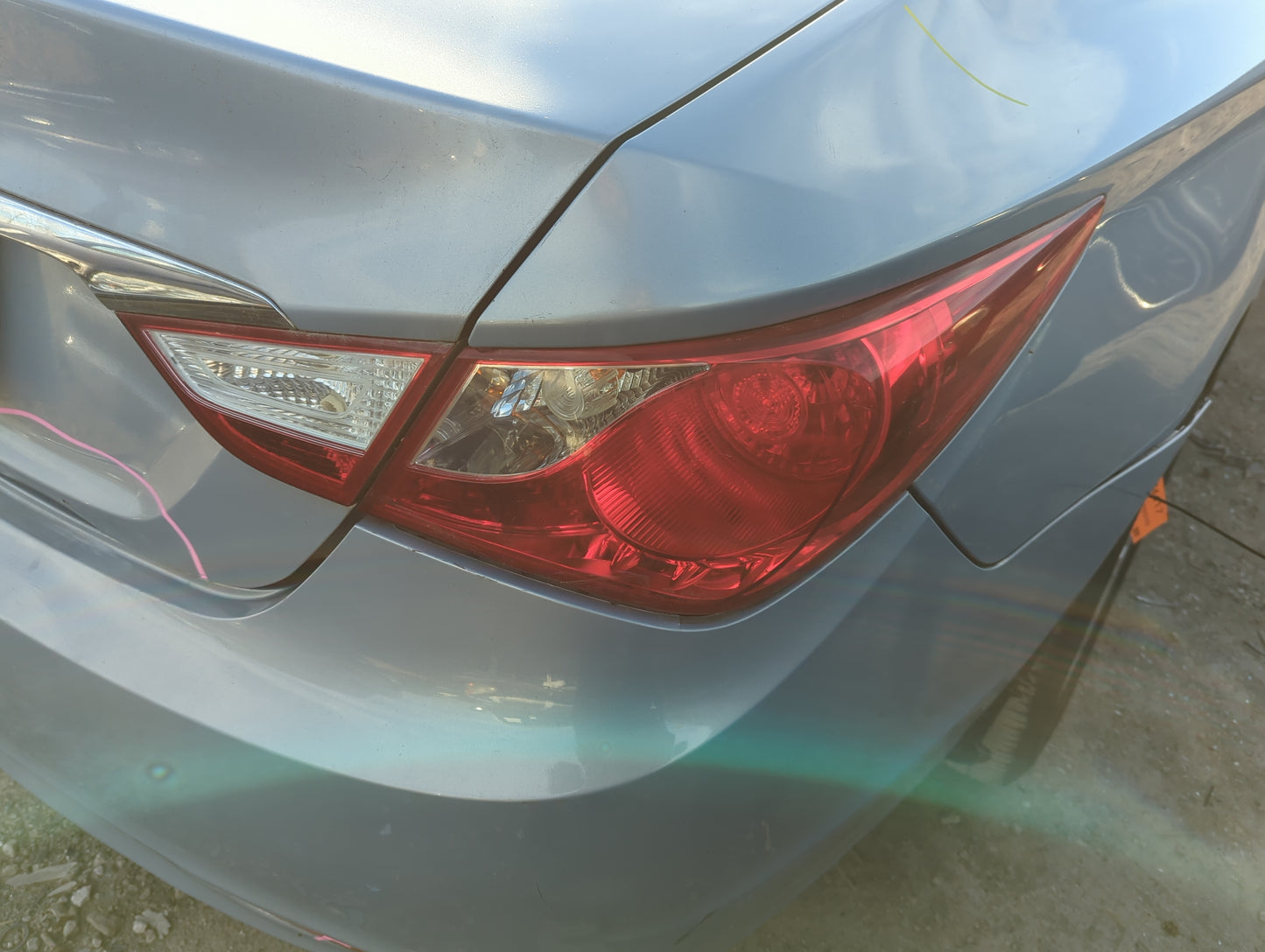 2011-2014 Hyundai Sonata Tail Light Assembly Passenger Right OEM Fits Fits 2011 2012 2013 2014 OEM Used Auto Parts - Oemused