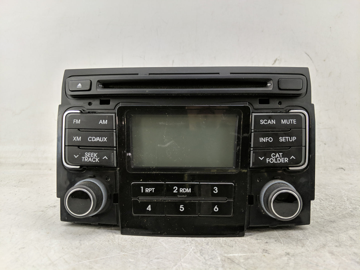 2011 Hyundai Sonata Radio AM FM Cd Player Receiver Replacement P/N:96180-3Q000 Fits OEM Used Auto Parts - Oemusedautoparts1.