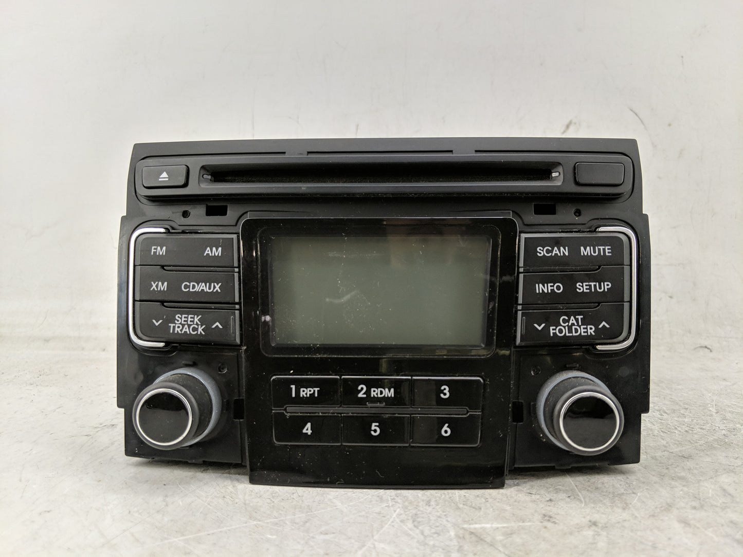2011 Hyundai Sonata Radio AM FM Cd Player Receiver Replacement P/N:96180-3Q000 Fits OEM Used Auto Parts - Oemusedautoparts1.