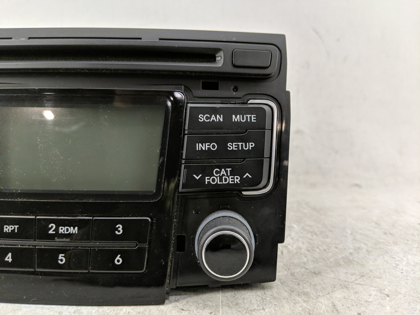 2011 Hyundai Sonata Radio AM FM Cd Player Receiver Replacement P/N:96180-3Q000 Fits OEM Used Auto Parts - Oemusedautoparts1.