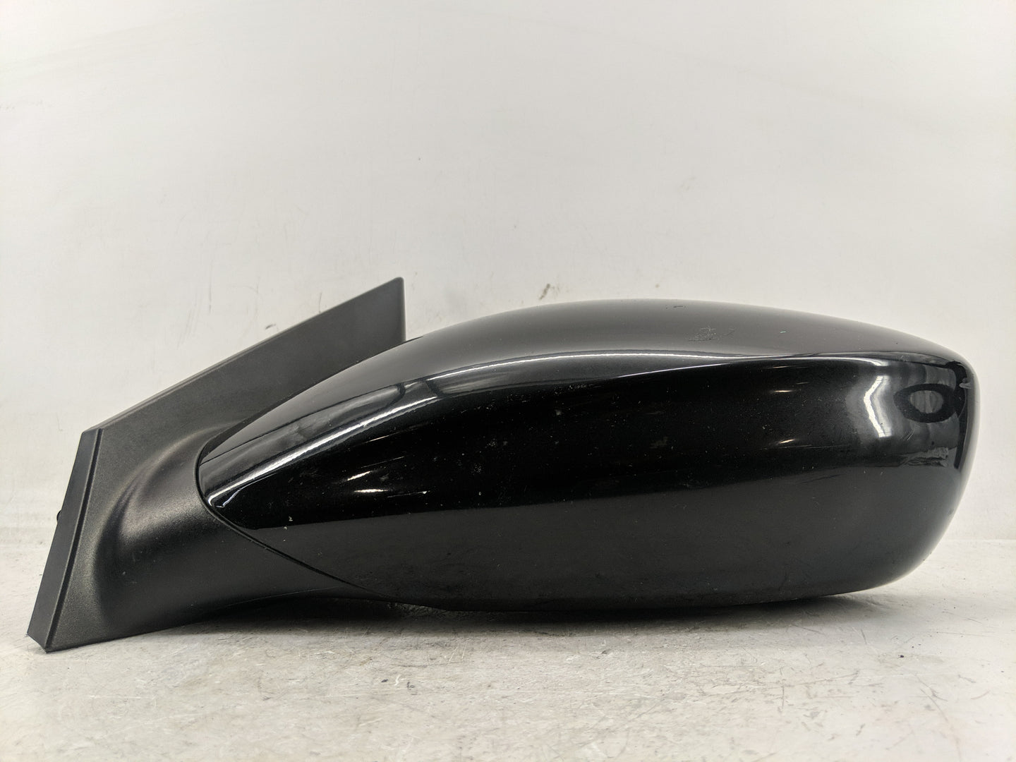 2011-2014 Hyundai Sonata Driver Left Side View Manual Door Mirror Black - Oemusedautoparts1.com