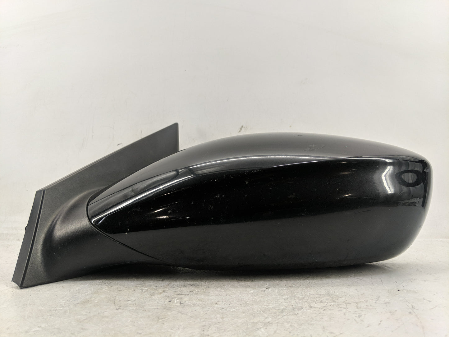 2011-2014 Hyundai Sonata Driver Left Side View Manual Door Mirror Black - Oemusedautoparts1.com