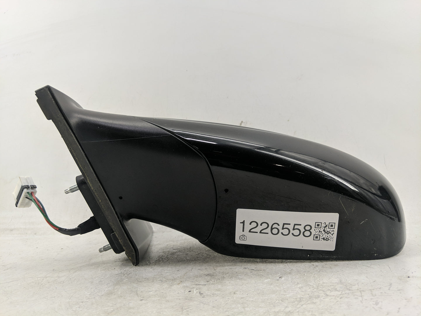 2011-2014 Hyundai Sonata Driver Left Side View Manual Door Mirror Black - Oemusedautoparts1.com