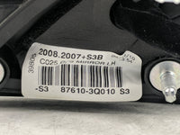2011-2014 Hyundai Sonata Driver Left Side View Manual Door Mirror Black - Oemusedautoparts1.com