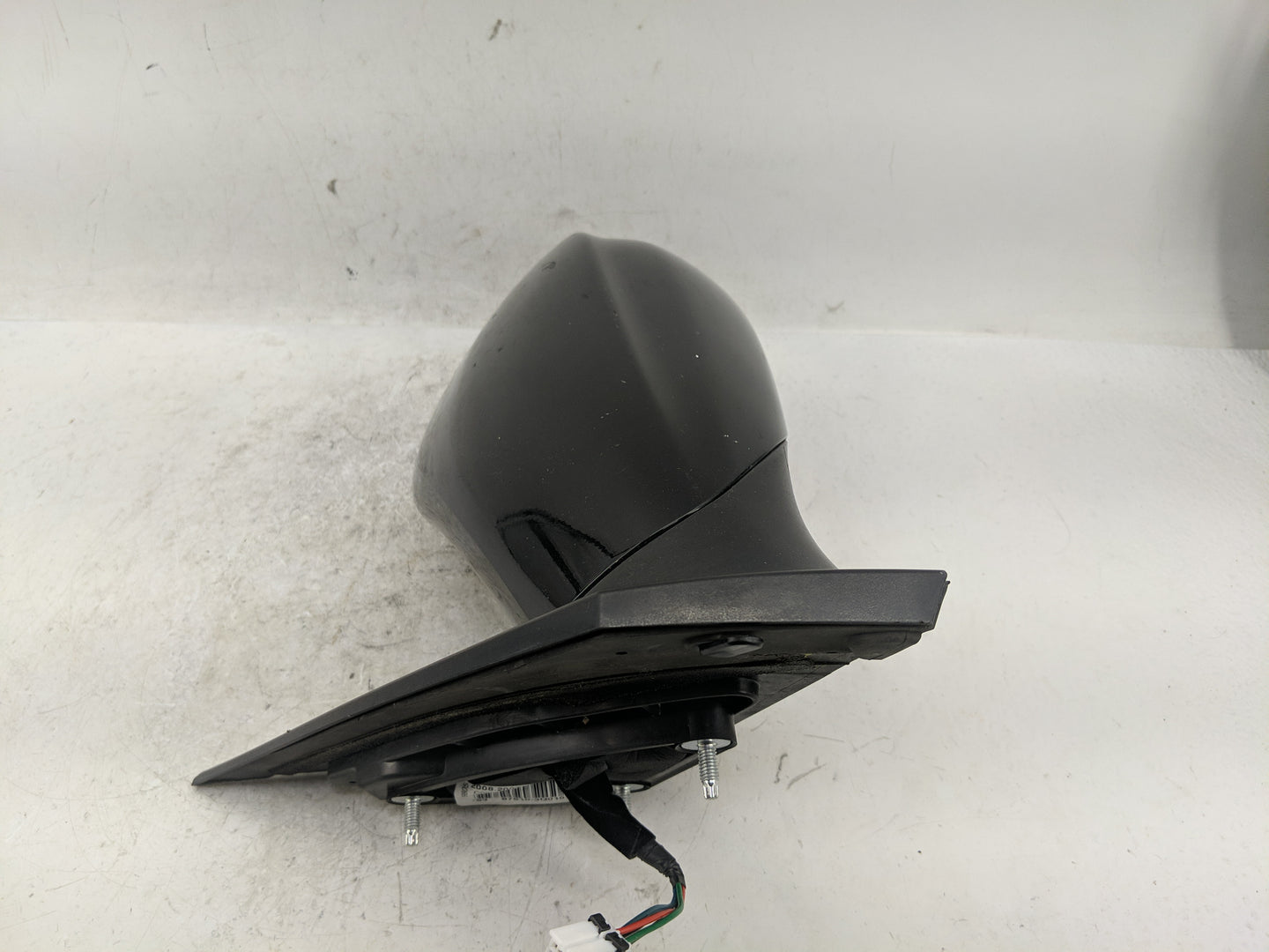 2011-2014 Hyundai Sonata Driver Left Side View Manual Door Mirror Black - Oemusedautoparts1.com