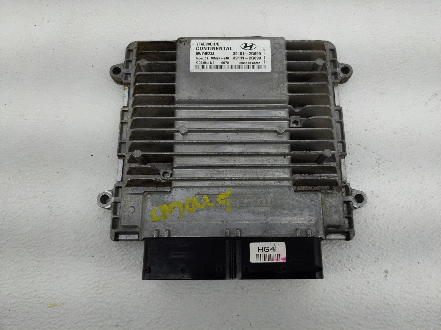 2011-2014 Hyundai Sonata PCM Engine Control Computer ECU ECM PCU OEM P/N:39111-2G690 39101-2G690 Fits Fits 2011 2012 2013 20