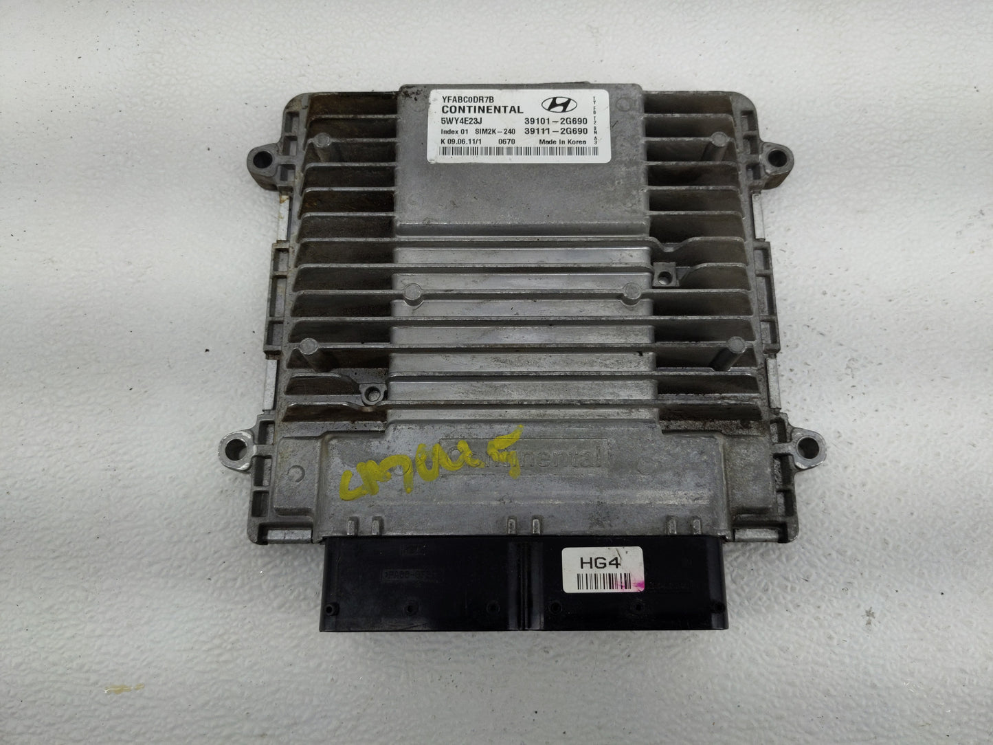 2011-2014 Hyundai Sonata PCM Engine Control Computer ECU ECM PCU OEM P/N:39111-2G690 39101-2G690 Fits Fits 2011 2012 2013 20