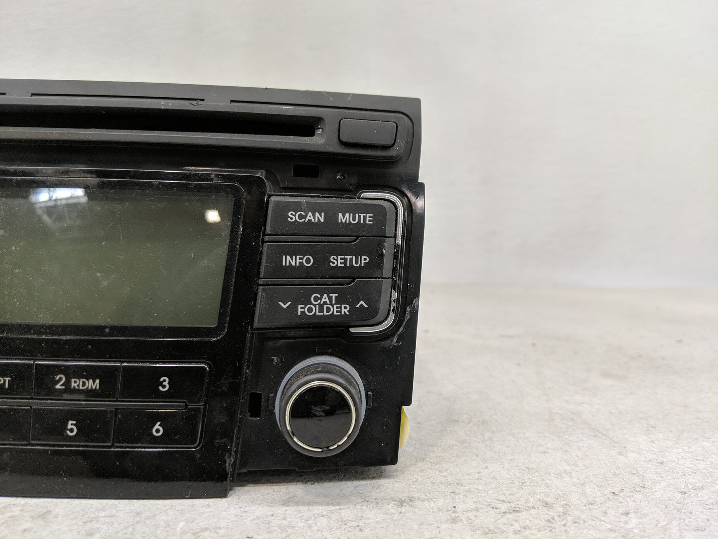 2011 Hyundai Sonata Radio AM FM Cd Player Receiver Replacement P/N:96560-3Q501 Fits OEM Used Auto Parts - Oemusedautoparts1.