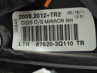 2011-2014 Hyundai Sonata Side Mirror Replacement Passenger Right View Door Mirror P/N:87620-3Q110 Fits Fits 2011 2012 2013 2