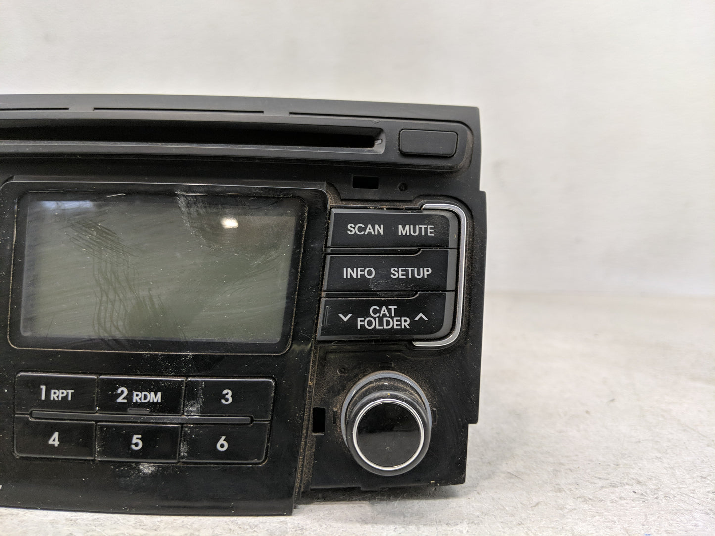 2011 Hyundai Sonata Radio AM FM Cd Player Receiver Replacement P/N:96180-3Q000 Fits OEM Used Auto Parts - Oemusedautoparts1.