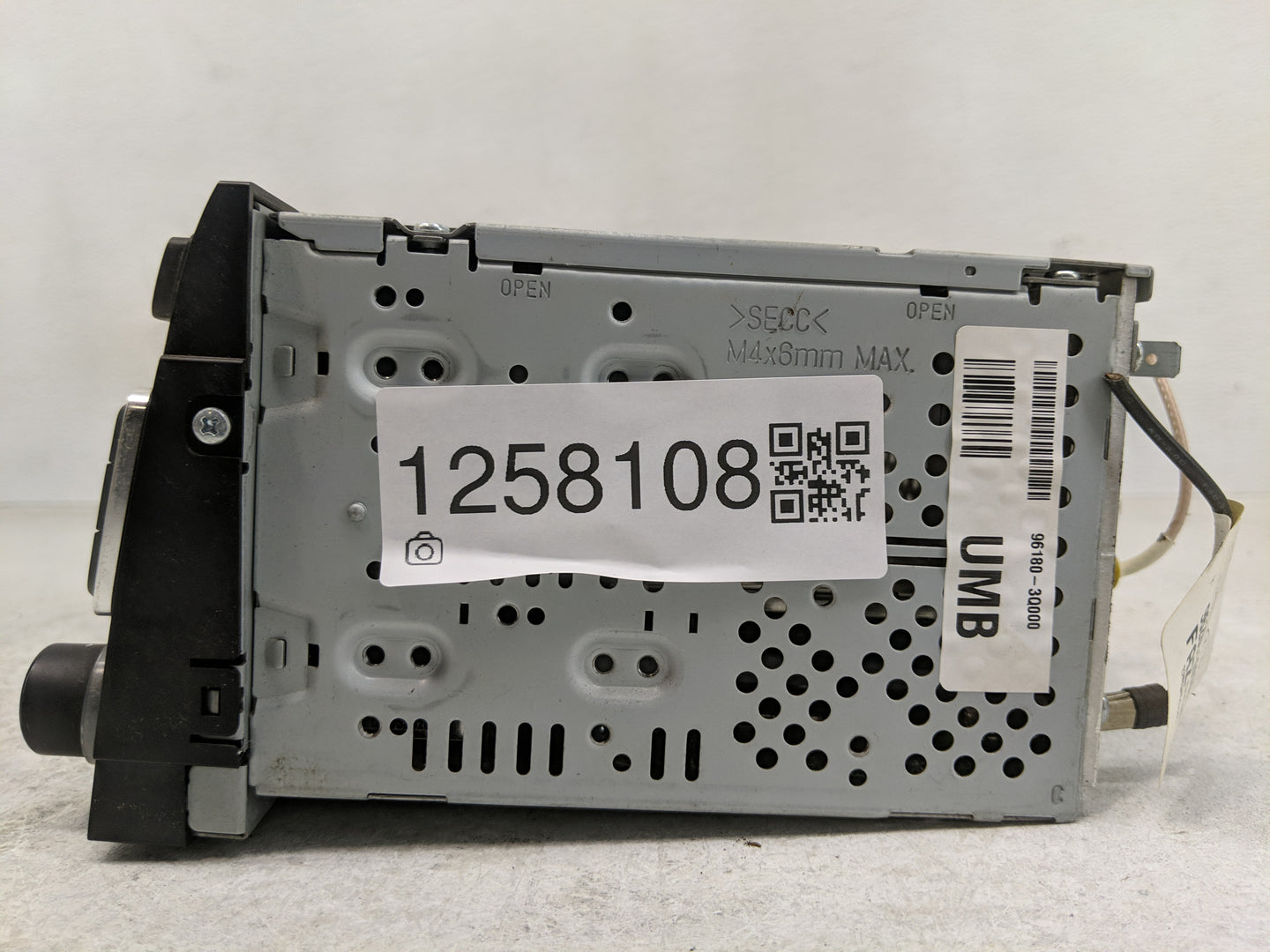 2011 Hyundai Sonata Radio AM FM Cd Player Receiver Replacement P/N:96180-3Q000 Fits OEM Used Auto Parts - Oemusedautoparts1.