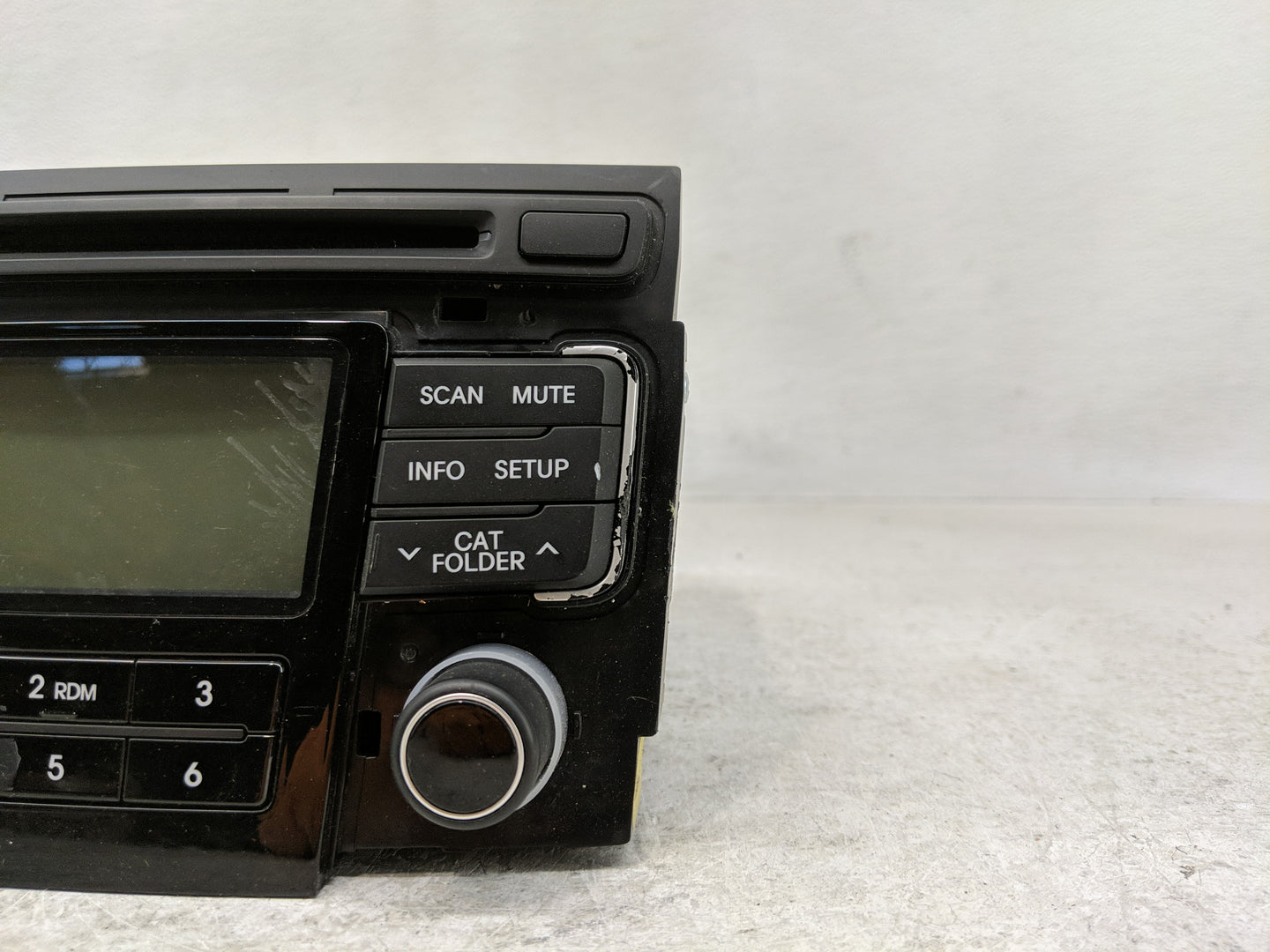 2011 Hyundai Sonata Radio AM FM Cd Player Receiver Replacement P/N:96180-3Q000 Fits OEM Used Auto Parts - Oemusedautoparts1.