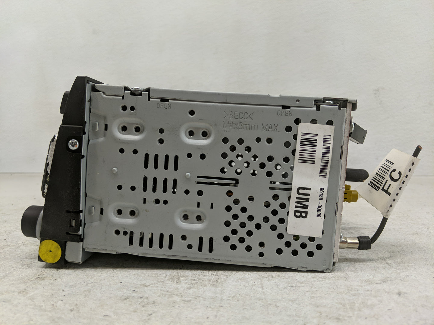 2011 Hyundai Sonata Radio AM FM Cd Player Receiver Replacement P/N:96180-3Q000 Fits OEM Used Auto Parts - Oemusedautoparts1.