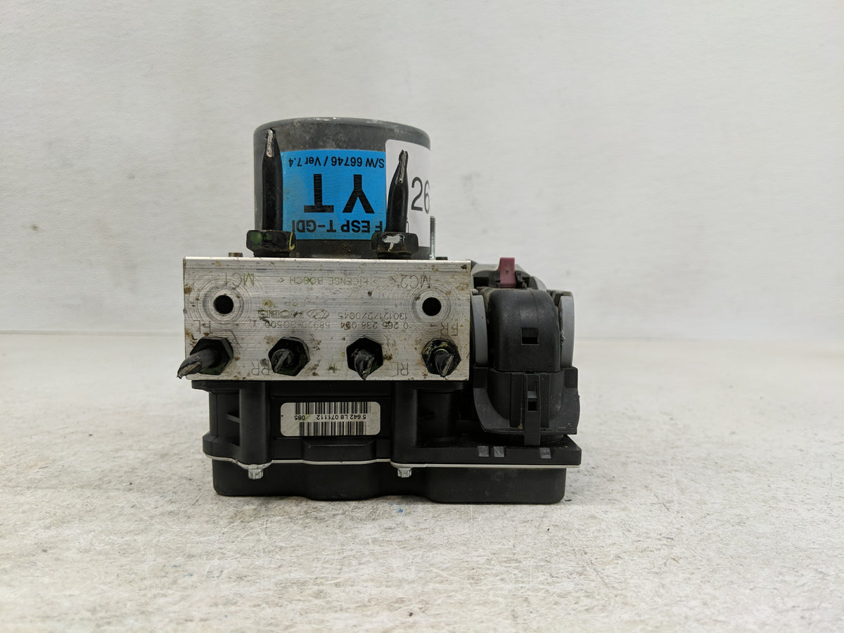 2011-2013 Hyundai Sonata Anti-Lock Brake ABS Pump Module Actuator OEM P/N:58920-3Q500 0 265 238 094 Fits Fits 2011 2012 2013