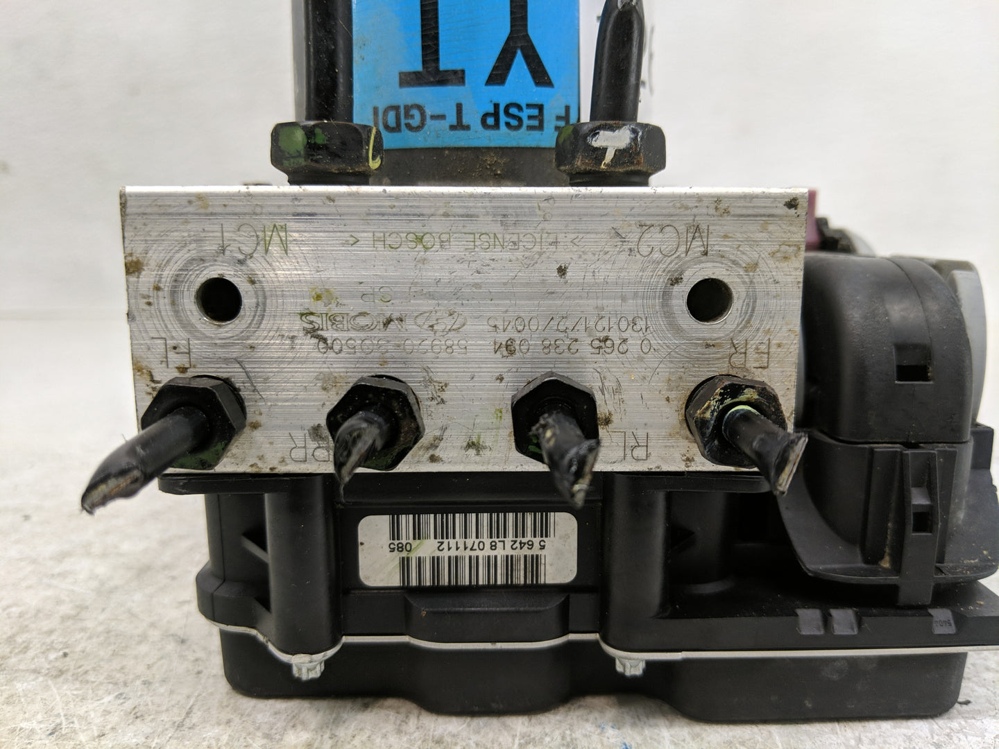 2011-2013 Hyundai Sonata ABS Pump Control Module Replacement P/N:58920-3Q500 0 265 238 094 Fits Fits 2011 2012 2013 OEM Used