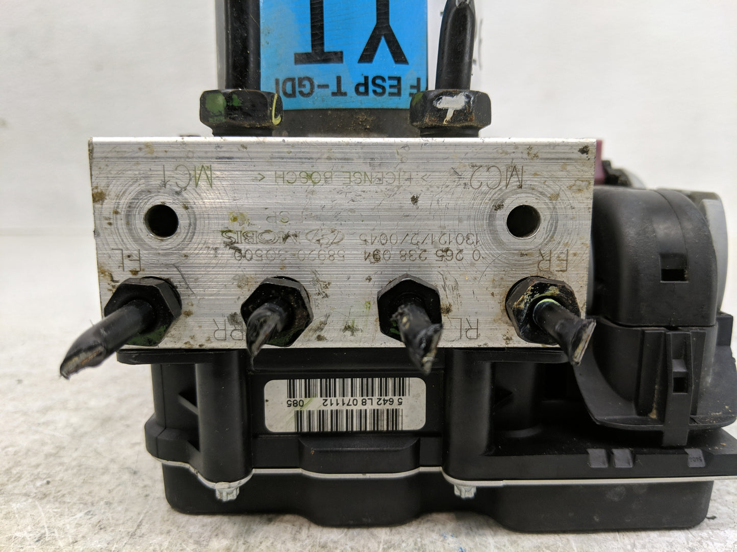 2011-2013 Hyundai Sonata ABS Pump Control Module Replacement P/N:58920-3Q500 0 265 238 094 Fits Fits 2011 2012 2013 OEM Used