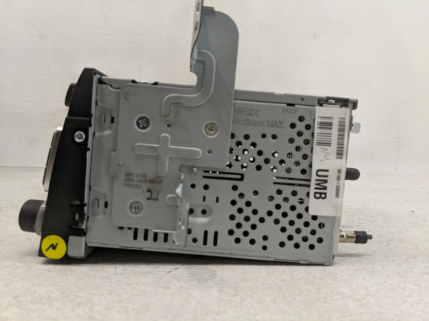 2011 Hyundai Sonata Radio AM FM Cd Player Receiver Replacement P/N:96180-3Q000 Fits OEM Used Auto Parts - Oemusedautoparts1.