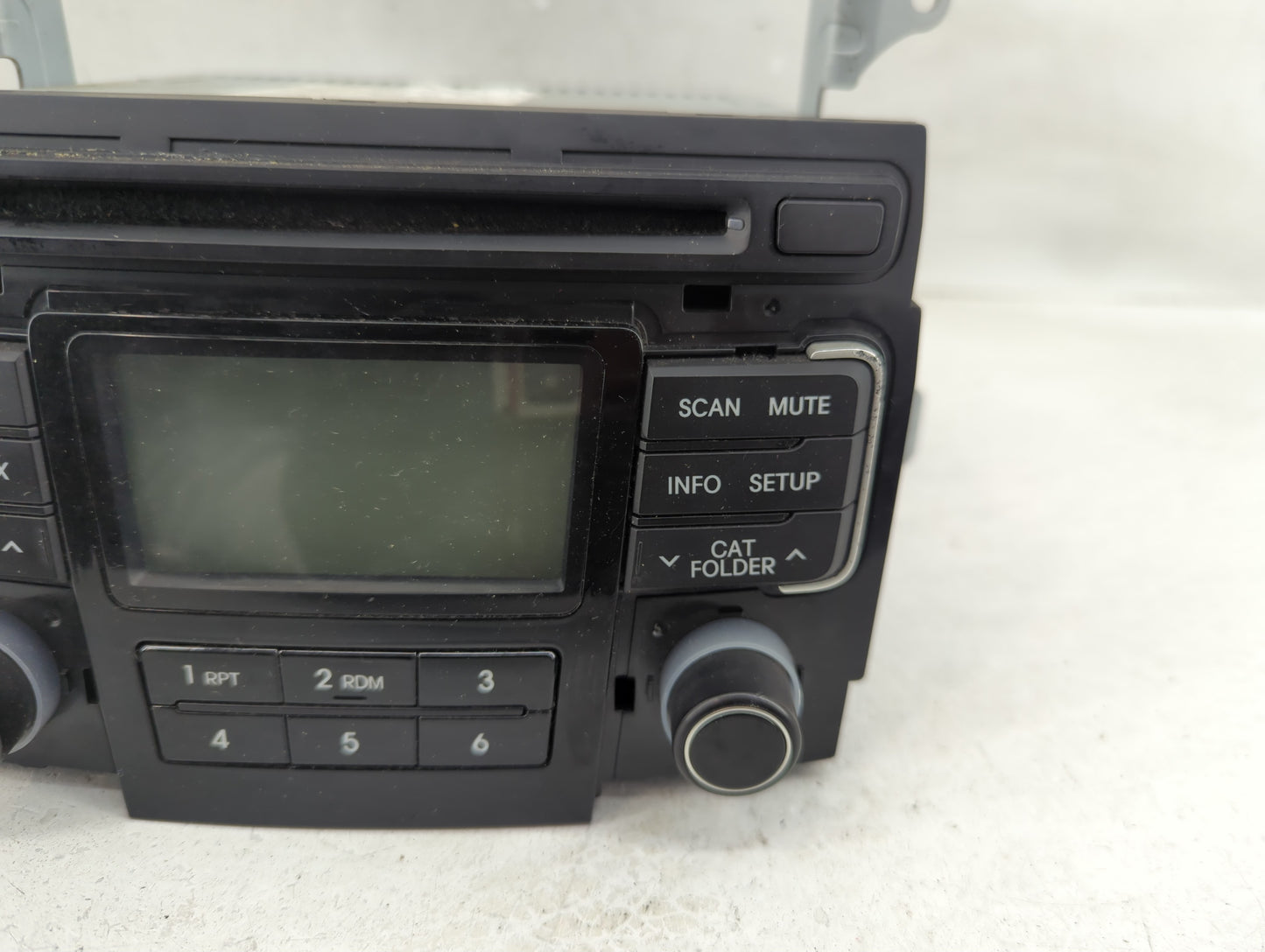 2011 Hyundai Sonata Radio AM FM Cd Player Receiver Replacement P/N:96180-3Q000 Fits OEM Used Auto Parts - Oemusedautoparts1.