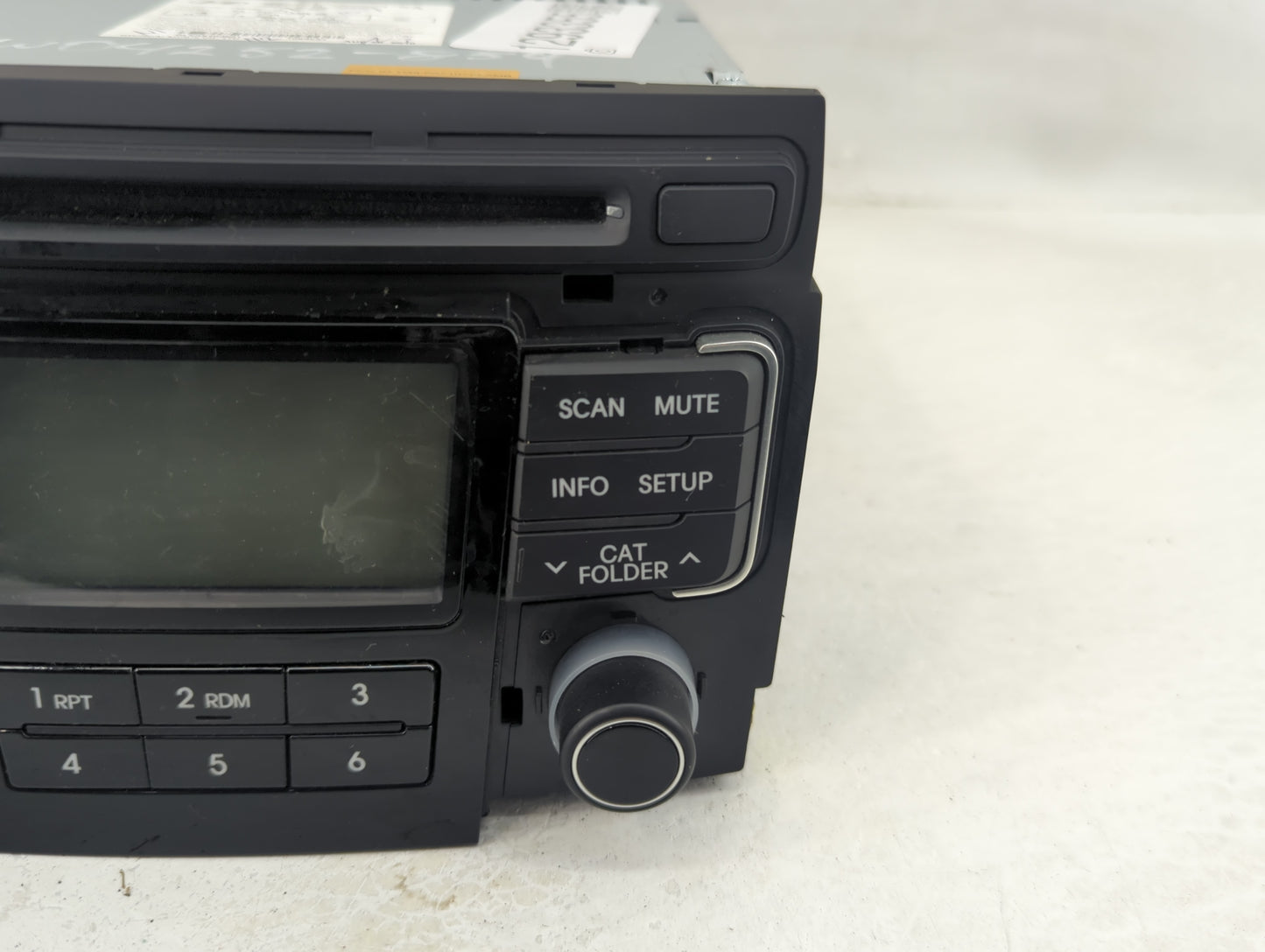 2011 Hyundai Sonata Radio AM FM Cd Player Receiver Replacement P/N:96180-3Q000 Fits OEM Used Auto Parts - Oemusedautoparts1.