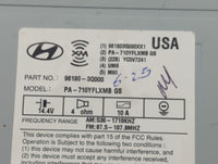 2011 Hyundai Sonata Radio AM FM Cd Player Receiver Replacement P/N:96180-3Q000 Fits OEM Used Auto Parts - Oemusedautoparts1.