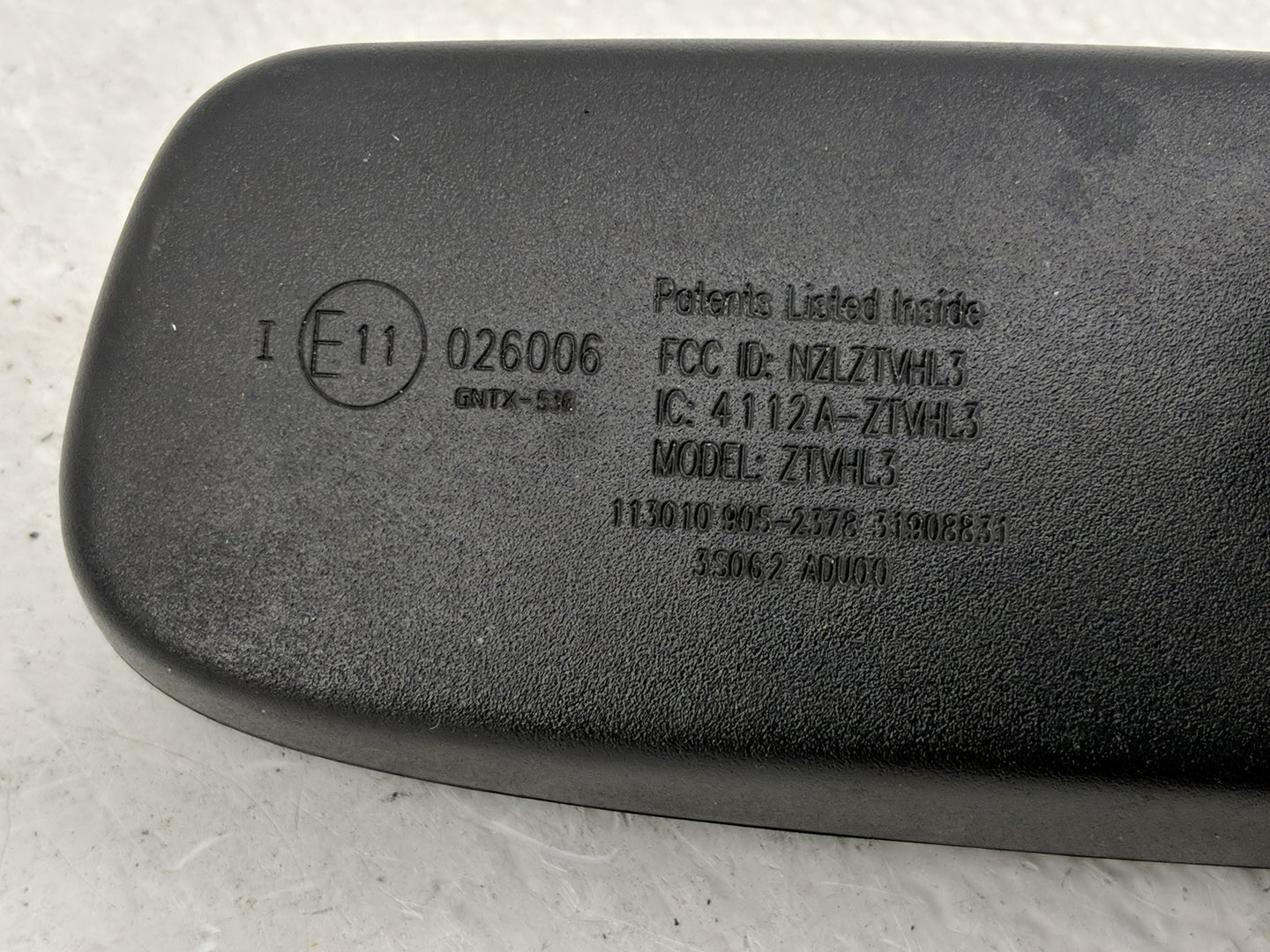 2011-2019 Hyundai Sonata Interior Rear View Mirror Replacement OEM P/N:E11026006 4112A-ZTVHL3 Fits OEM Used Auto Parts - Oem