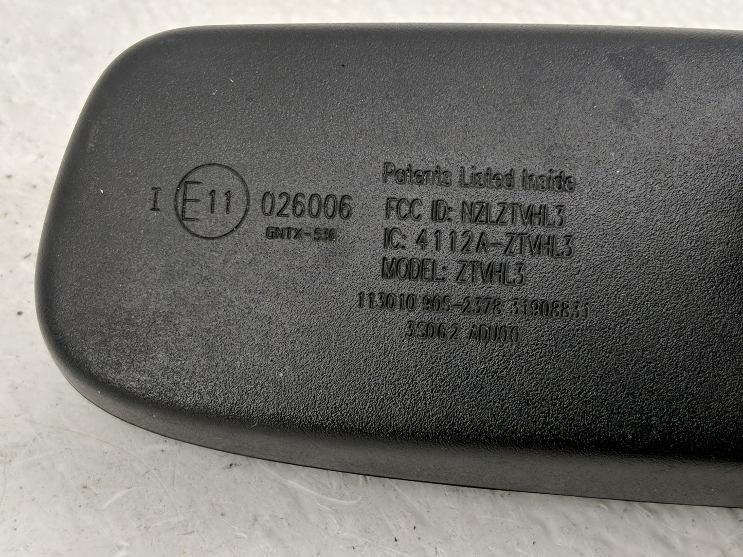 2011-2019 Hyundai Sonata Interior Rear View Mirror Replacement OEM P/N:E11026006 4112A-ZTVHL3 Fits OEM Used Auto Parts - Oem