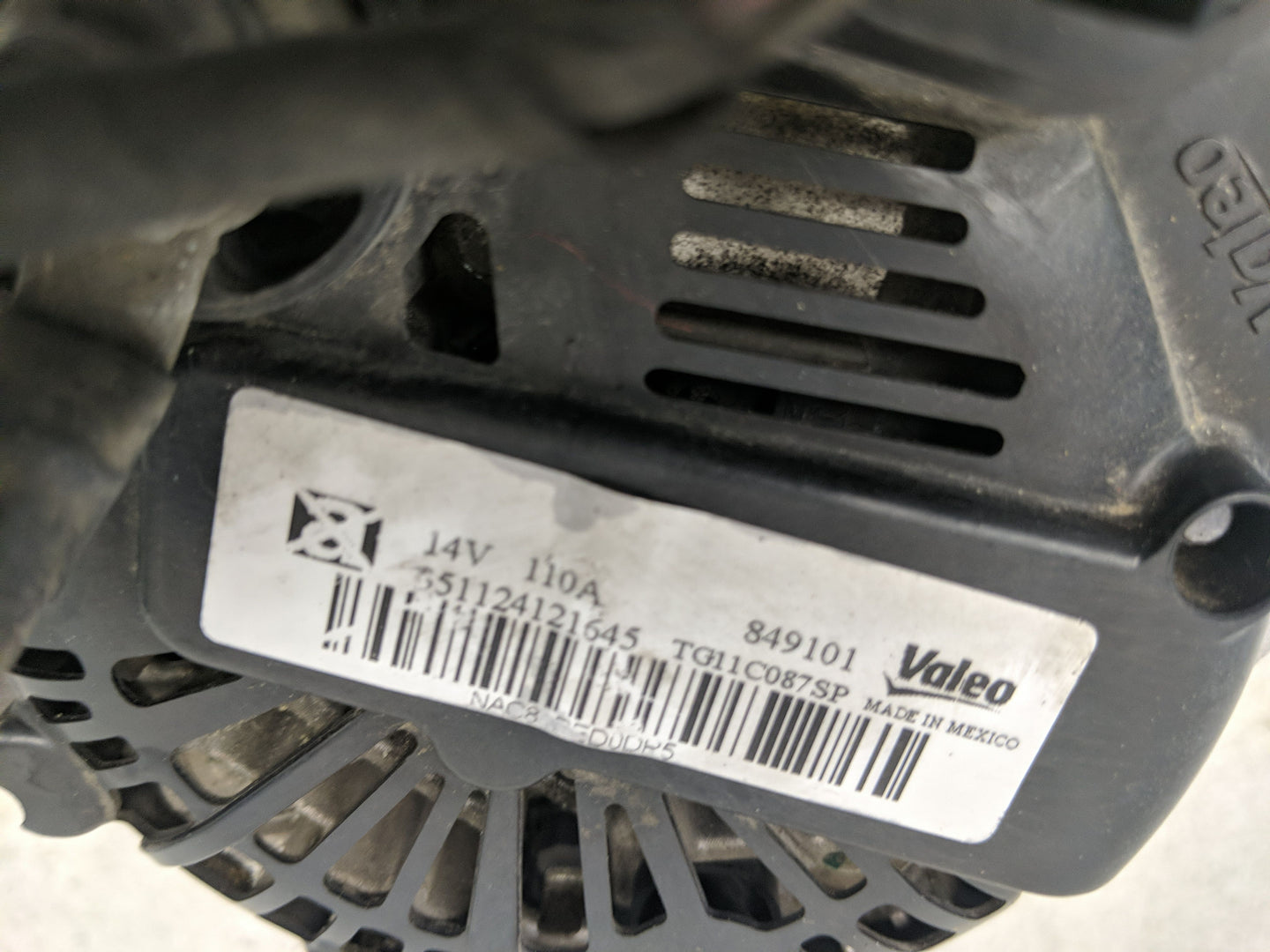2011-2015 Hyundai Sonata Alternator Replacement Generator Charging Assembly Engine OEM P/N:TG11C087 2606186B Fits OEM Used A