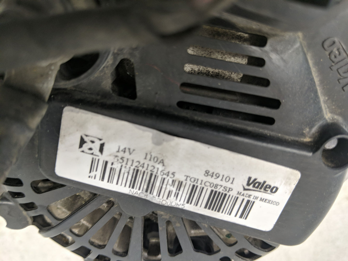 2011-2015 Hyundai Sonata Alternator Replacement Generator Charging Assembly Engine OEM P/N:TG11C087 2606186B Fits OEM Used A