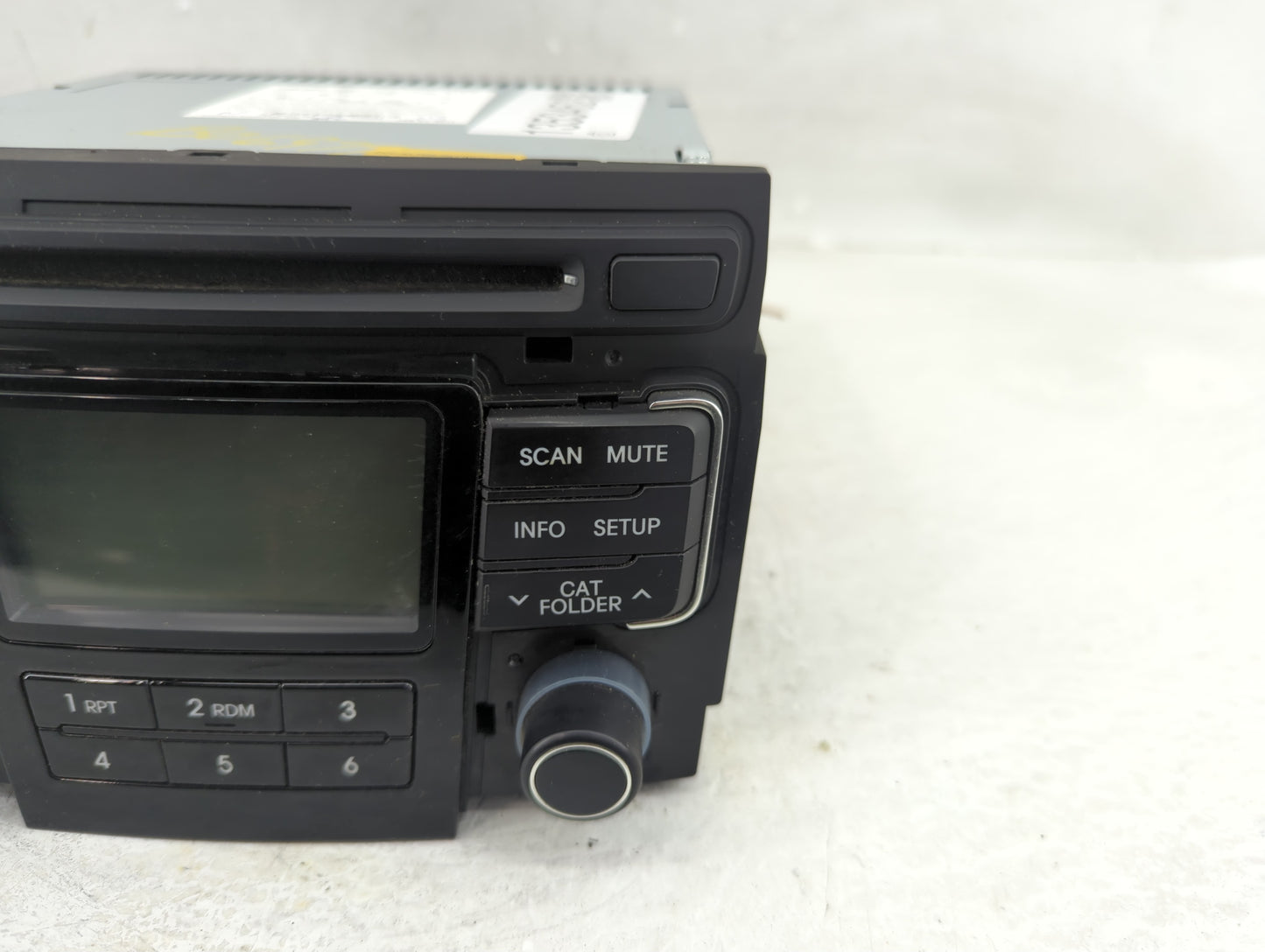 2011 Hyundai Sonata Radio AM FM Cd Player Receiver Replacement P/N:96180-3Q001 Fits OEM Used Auto Parts - Oemusedautoparts1.